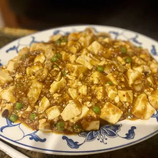 Ma Po tofu with pork