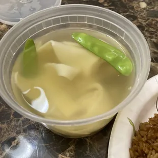 Horrible wonton soup