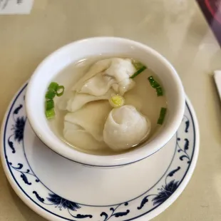 10. Cup of Wonton Soup.