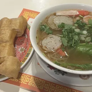 Seafood Noodle Soup, Dough