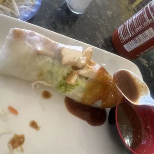 Veggie spring rolls