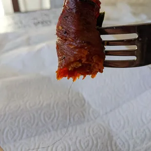 Bun Bo Nuong Hanh Huong with long black hair inside