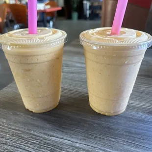 Mango smoothies the only flavor available