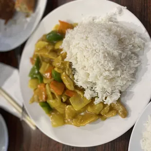 Curry chicken