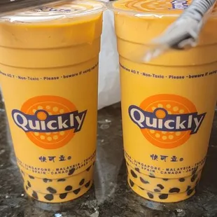 Thai Teas w/ Boba