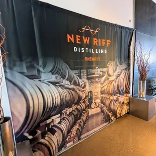 the entrance to the new riff distilling facility