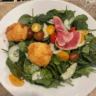 Fried Goat Cheese Salad