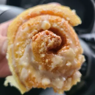 Homemade cinnamon bun