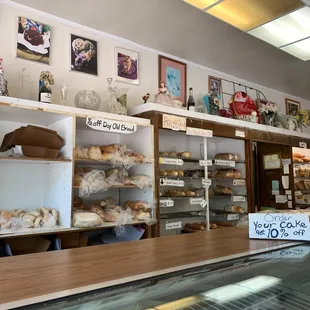 the bakery&apos;s interior