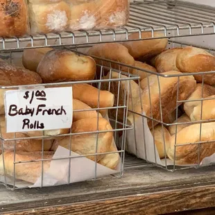a variety of baked goods