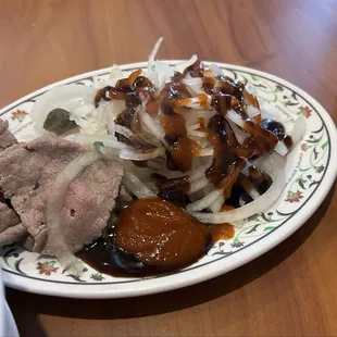 White onions to go with pho