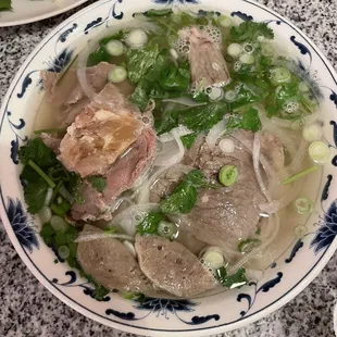 Rare Beef with Tripe Pho