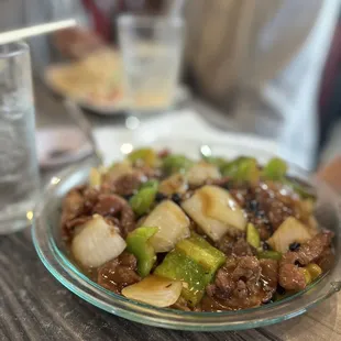 a plate of food