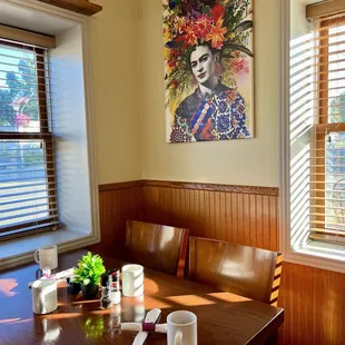 Vibrant colors inside.