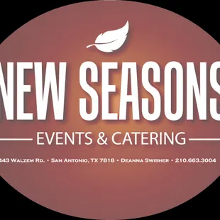 New Seasons is an event and catering business.