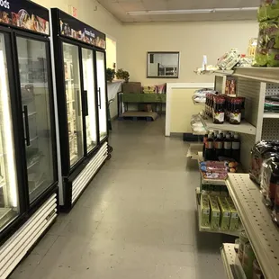 the inside of the store