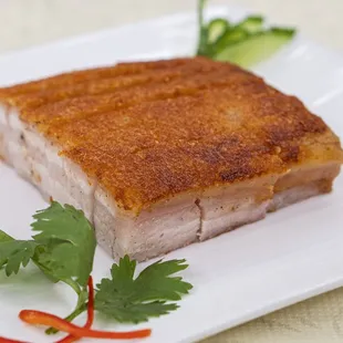 crispy skin roast pork