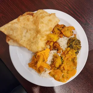 a plate of food