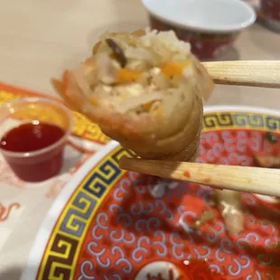 The Egg Roll tastes the best