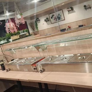 Buffet set up for lunch from 11-1pm