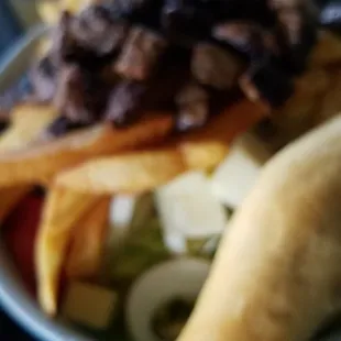 Steak salad