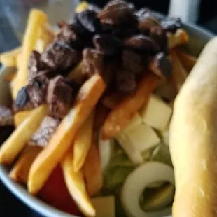 Steak salad