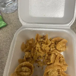 No filling, fried too hard