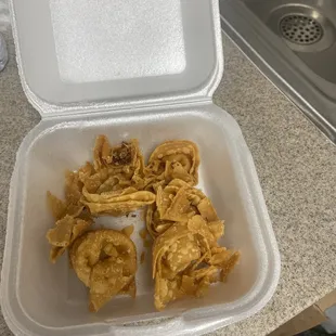 chicken wings and fried chicken