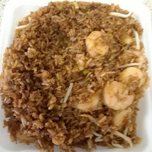 A closer look at that Shrimp Fried Rice. YUMM!!