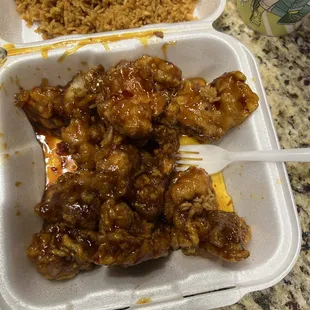 Orange chicken