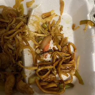 Nail in my lo mein.