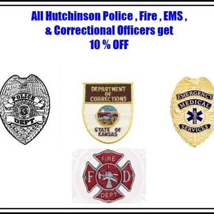 we extend this to all police , fire , ems personnel with ID