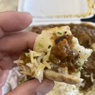 Eating with my hand
