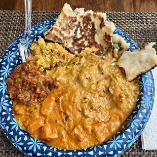 My plate of yummy goodness