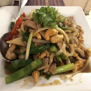 Stir Fried Cashew Chicken