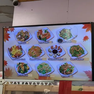 ramen and noodles, menu