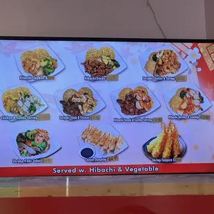 ramen and noodles, menu