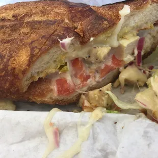 Delicious Sante Fe Chicken sandwich