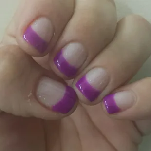 Gel nails, manicure &amp; pedicure: $60.00 - They didn't remove the cuticles/skin around nails