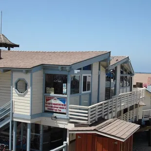 a restaurant on the beach