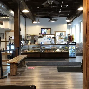 Interior and service counter.