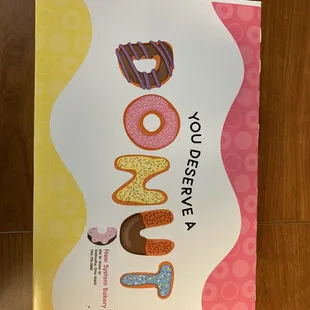 a box of doughnuts