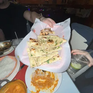 Garlic Naan is picture perfect-