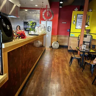 interior, sushi and sashimi