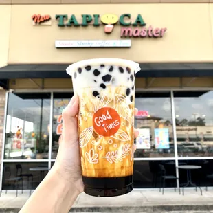 New! Brown Sugar Milk Tea (: