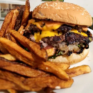 Oklahoma Onion Burger from Burger Monday