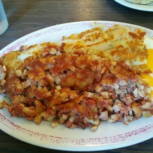 Corned Beef Hash and Eggs