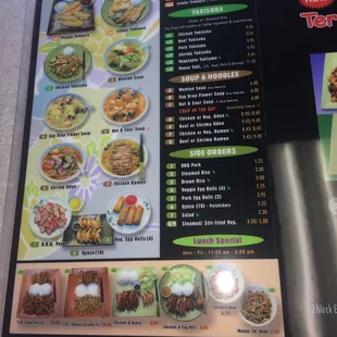 menu, ramen and noodles