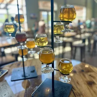 Beautiful beer flight!