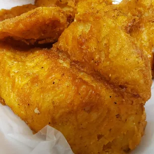 a closeup of a fried chicken